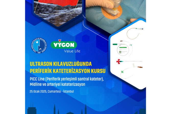 İleri Vasküler Erişim ve Kanülasyon Kursu – Ultrasonografi Kılavuzluğunda PICC Line, Midline ve Arteriyel Kanülasyon Eğitimi